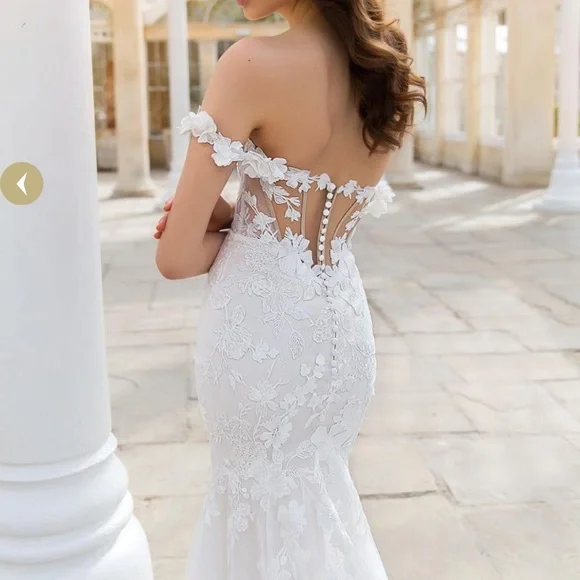 ENZOANI Summer 2023 Bridal Gown size 2 - Picture 2 of 10